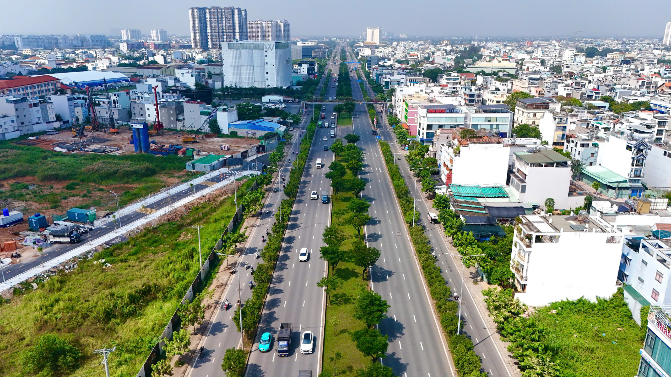 Tiến độ 29/03/2026 — Toàn cảnh công trường và Võ Văn Kiệt từ trên cao
