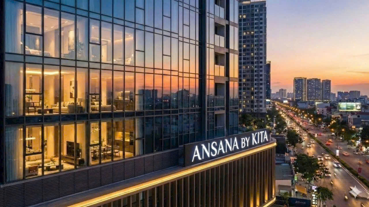ANSANA BY KITA — Mặt dựng Piano-key nhìn ra Võ Văn Kiệt về đêm