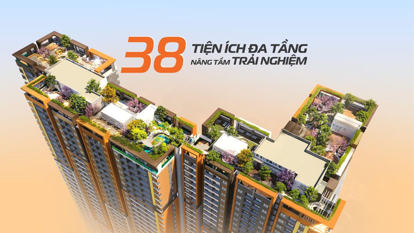 Tầng trệt The Aspira — cảnh quan nội khu