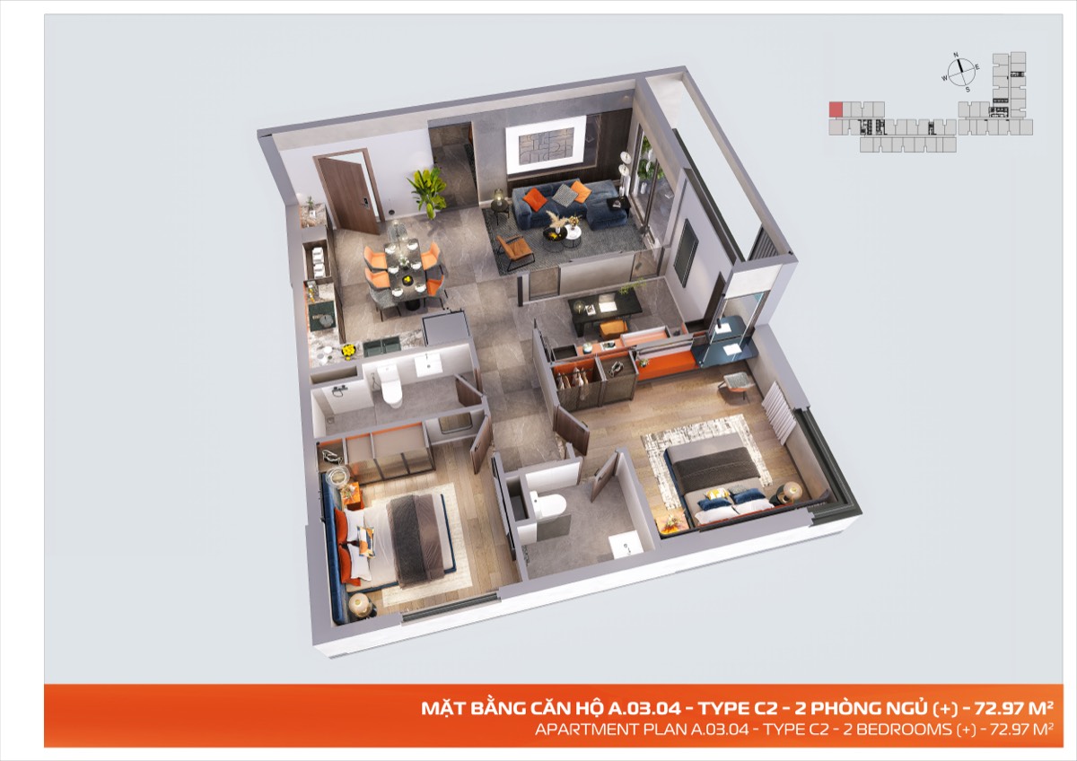 Căn A04 · View 2